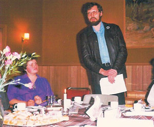 Knut T. Reinås holder festtale på 75-årsfesten