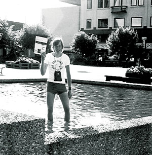 Jan Berggren fra Forbundet Mot Droger på sommerleieren